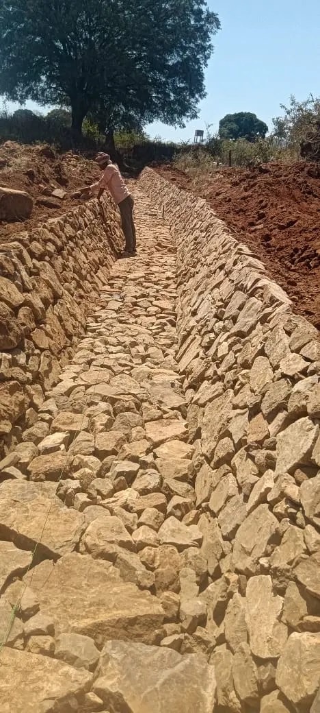Stone wall project