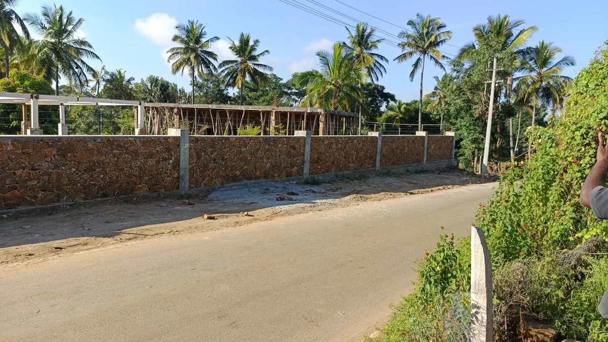 Stone wall project