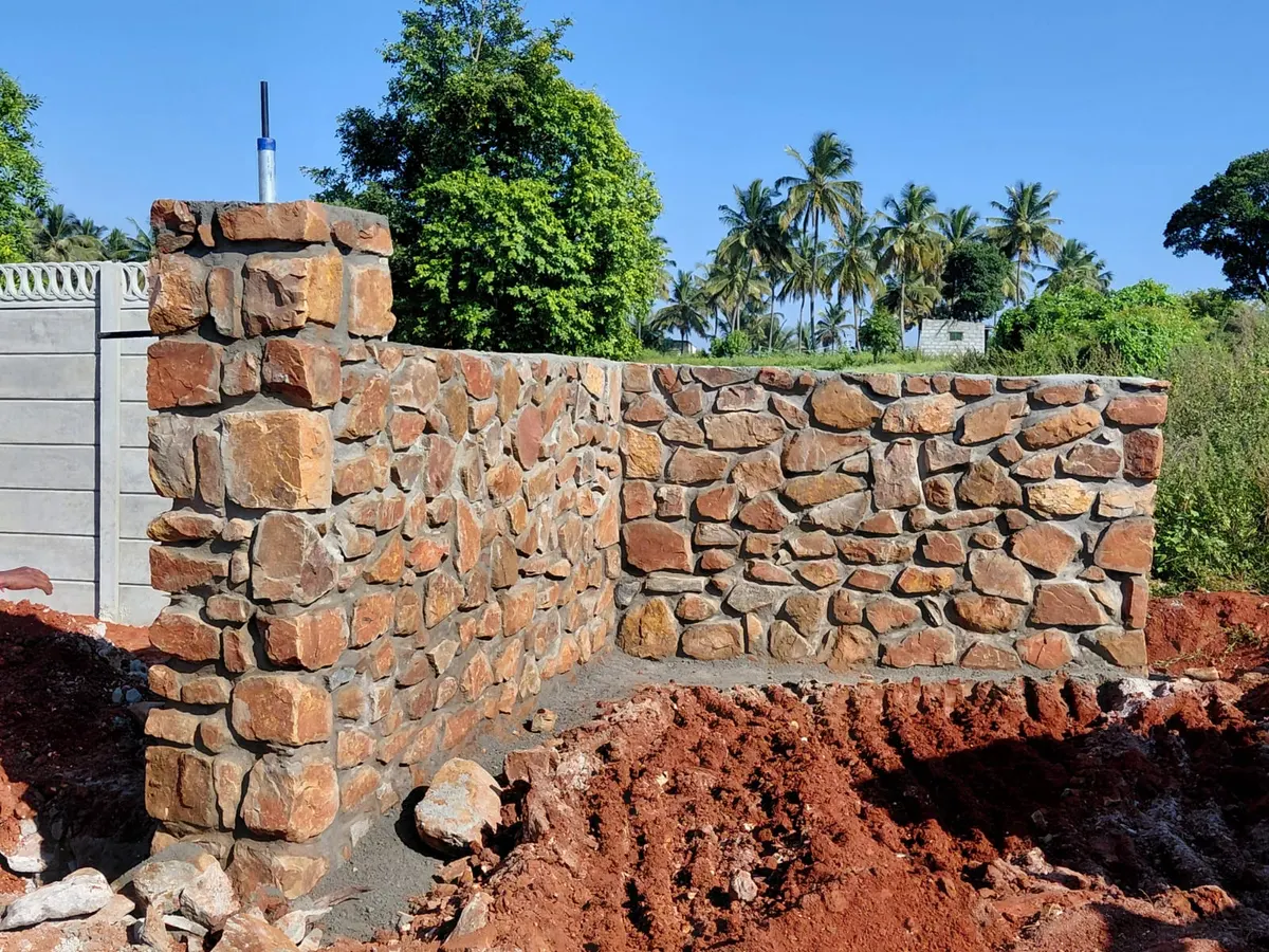 Stone wall project