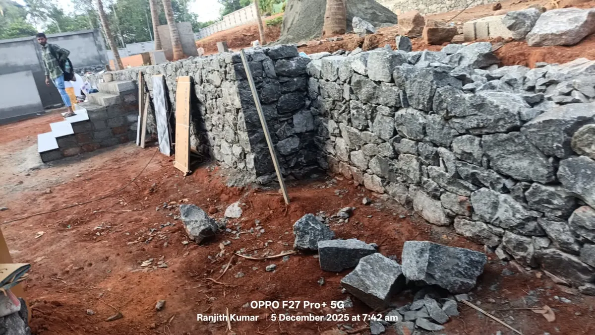 Stone wall project